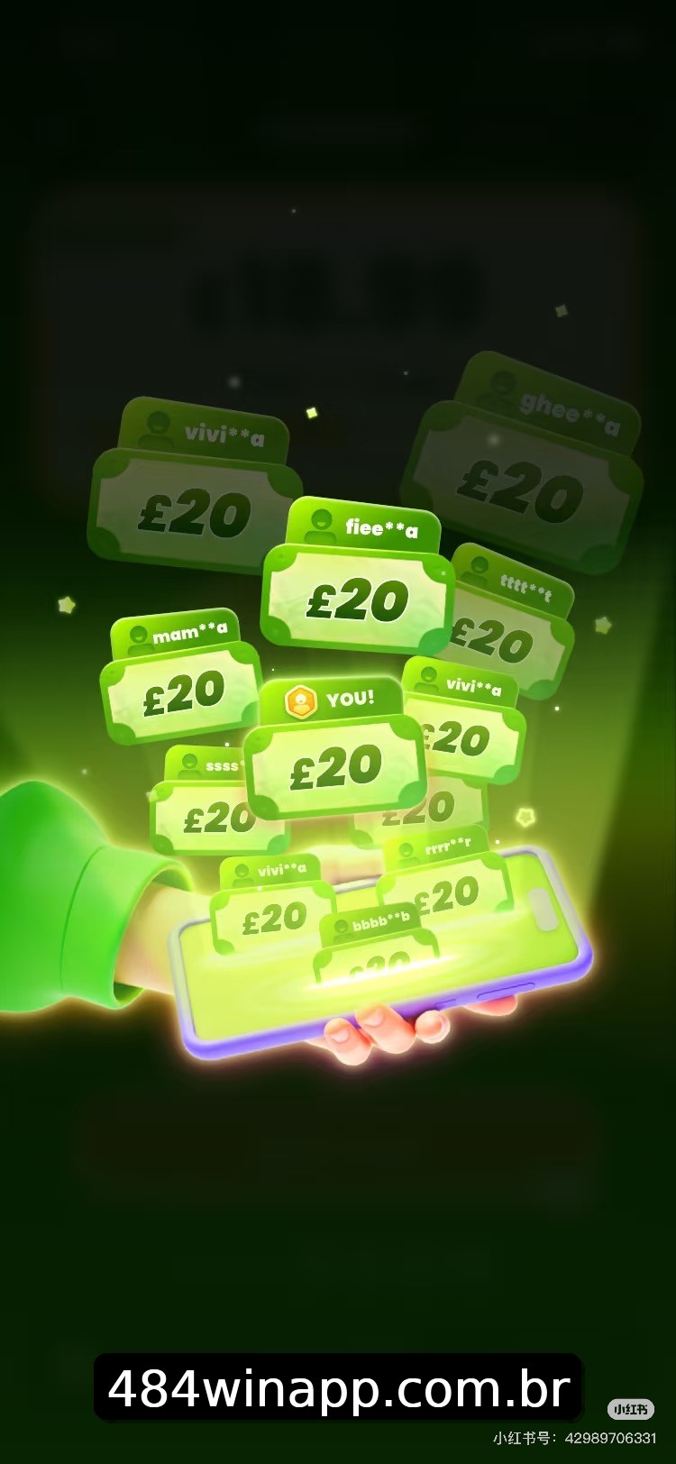 Interface do App 484win